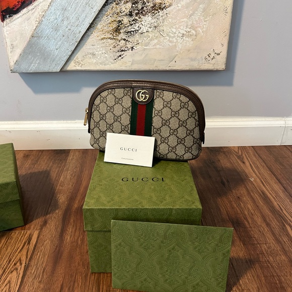 Gucci Ophidia LARGE cosmetic case (Style - 625551 96IWG 8745 - Picture 1 of 7